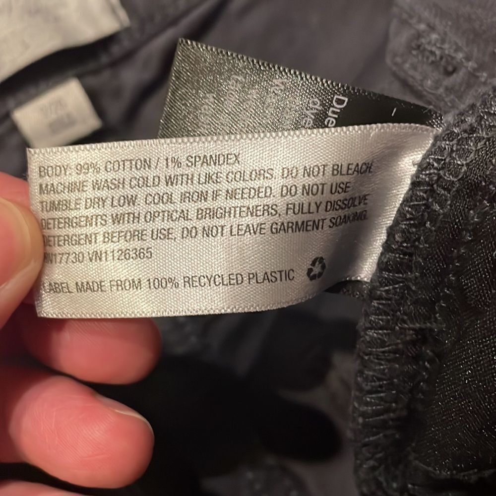 Universal Thread Gray Vintage Midi Denim Cut Off … - image 4